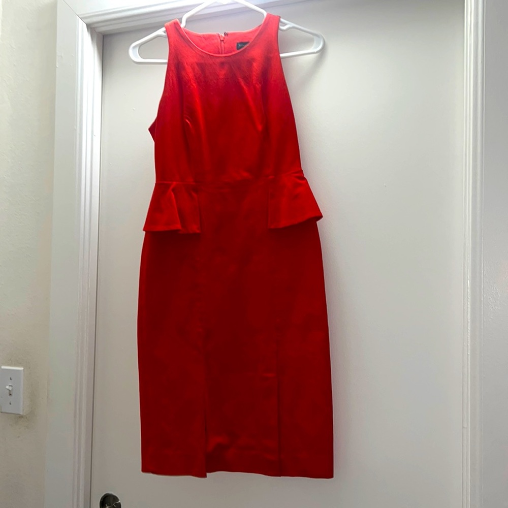 Banana Republic Factory Sheath Red Dress